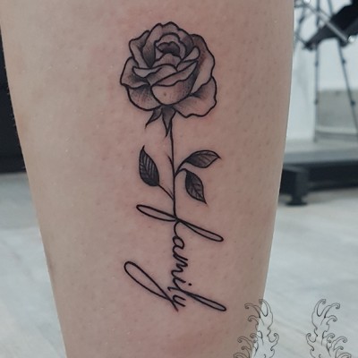 Family/Rose tattoo